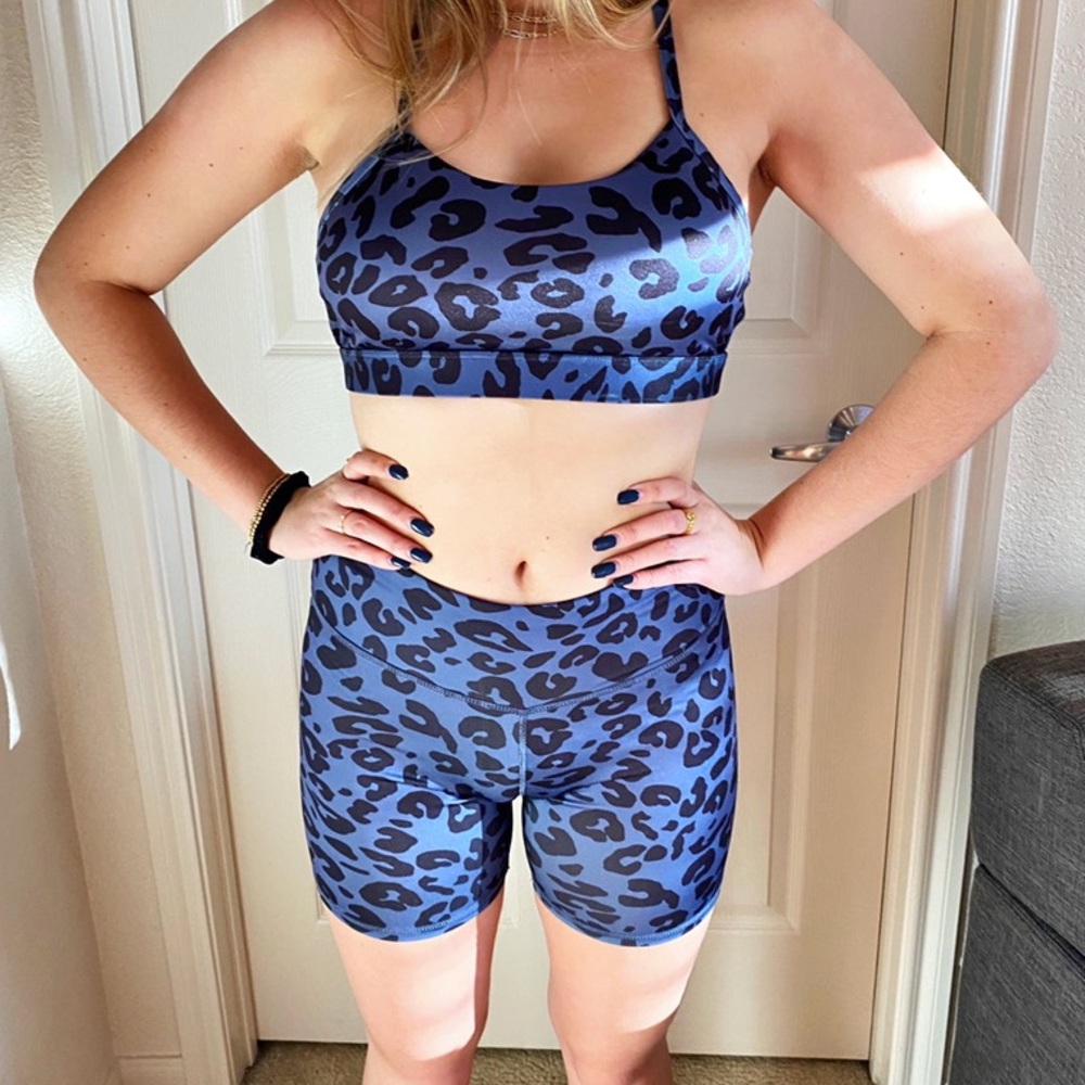 Matching Cheetah Workout Set!